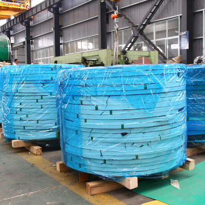 Grade 304 201 Cold Rolled Stainless Steel Strips Slit Coil For Pipe Making