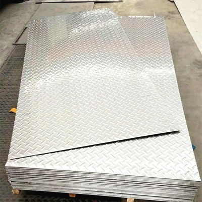 2MM Stainless Steel Sheet SS Chequered Plate 304 304L Cold Rolled 2B Finish