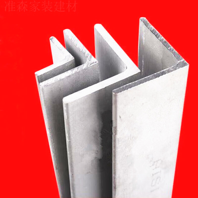ASTM 304 Stainless Steel Equal Leg Angle Bar SS Structural Channel Profile 6000mm
