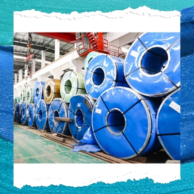 ASTM 316L Cold Rolled Stainless Steel Coil 0.8MM 1.2MM EN 1.4404 With PVC Film