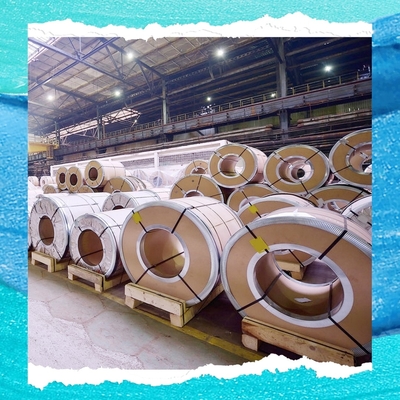 ASTM 316L Cold Rolled Stainless Steel Coil 0.8MM 1.2MM EN 1.4404 With PVC Film