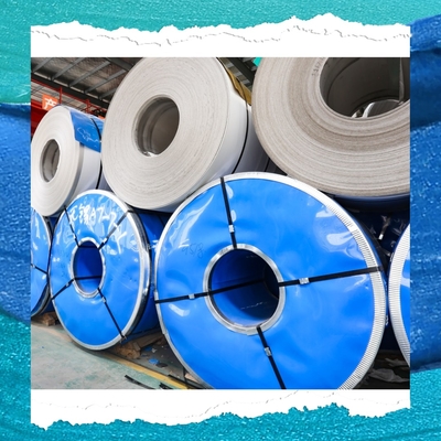 1.2MM 310S Stainless Steel Coil ASTM EN 1.4845 Cold Rolled 2B Finish With PVC