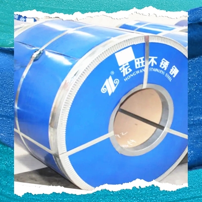 1000-2000mm Cold Rolled Stainless Steel Coil with ±0.02mm Tolerance